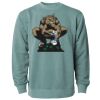 Unisex Midweight Pigment-Dyed Crewneck Sweatshirt Thumbnail