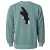 Unisex Midweight Pigment-Dyed Crewneck Sweatshirt Thumbnail