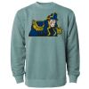 Unisex Midweight Pigment-Dyed Crewneck Sweatshirt Thumbnail