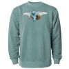 Unisex Midweight Pigment-Dyed Crewneck Sweatshirt Thumbnail