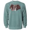 Unisex Midweight Pigment-Dyed Crewneck Sweatshirt Thumbnail