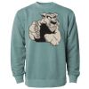 Unisex Midweight Pigment-Dyed Crewneck Sweatshirt Thumbnail