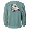 Unisex Midweight Pigment-Dyed Crewneck Sweatshirt Thumbnail