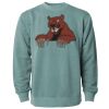 Unisex Midweight Pigment-Dyed Crewneck Sweatshirt Thumbnail