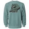 Unisex Midweight Pigment-Dyed Crewneck Sweatshirt Thumbnail