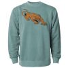 Unisex Midweight Pigment-Dyed Crewneck Sweatshirt Thumbnail