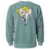 Unisex Midweight Pigment-Dyed Crewneck Sweatshirt Thumbnail