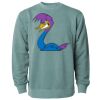 Unisex Midweight Pigment-Dyed Crewneck Sweatshirt Thumbnail