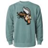 Unisex Midweight Pigment-Dyed Crewneck Sweatshirt Thumbnail