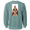 Unisex Midweight Pigment-Dyed Crewneck Sweatshirt Thumbnail