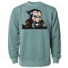 Unisex Midweight Pigment-Dyed Crewneck Sweatshirt Thumbnail