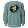 Unisex Midweight Pigment-Dyed Crewneck Sweatshirt Thumbnail