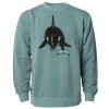 Unisex Midweight Pigment-Dyed Crewneck Sweatshirt Thumbnail