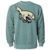 Unisex Midweight Pigment-Dyed Crewneck Sweatshirt Thumbnail