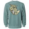 Unisex Midweight Pigment-Dyed Crewneck Sweatshirt Thumbnail