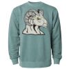 Unisex Midweight Pigment-Dyed Crewneck Sweatshirt Thumbnail