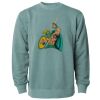 Unisex Midweight Pigment-Dyed Crewneck Sweatshirt Thumbnail