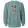 Unisex Midweight Pigment-Dyed Crewneck Sweatshirt Thumbnail