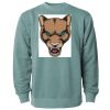 Unisex Midweight Pigment-Dyed Crewneck Sweatshirt Thumbnail