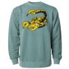 Unisex Midweight Pigment-Dyed Crewneck Sweatshirt Thumbnail