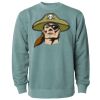 Unisex Midweight Pigment-Dyed Crewneck Sweatshirt Thumbnail