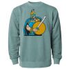 Unisex Midweight Pigment-Dyed Crewneck Sweatshirt Thumbnail