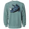 Unisex Midweight Pigment-Dyed Crewneck Sweatshirt Thumbnail