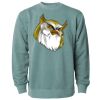 Unisex Midweight Pigment-Dyed Crewneck Sweatshirt Thumbnail