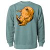 Unisex Midweight Pigment-Dyed Crewneck Sweatshirt Thumbnail