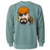 Unisex Midweight Pigment-Dyed Crewneck Sweatshirt Thumbnail