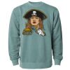 Unisex Midweight Pigment-Dyed Crewneck Sweatshirt Thumbnail