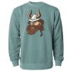 Unisex Midweight Pigment-Dyed Crewneck Sweatshirt Thumbnail