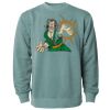 Unisex Midweight Pigment-Dyed Crewneck Sweatshirt Thumbnail