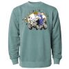 Unisex Midweight Pigment-Dyed Crewneck Sweatshirt Thumbnail