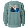 Unisex Midweight Pigment-Dyed Crewneck Sweatshirt Thumbnail