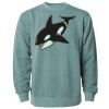 Unisex Midweight Pigment-Dyed Crewneck Sweatshirt Thumbnail