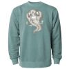 Unisex Midweight Pigment-Dyed Crewneck Sweatshirt Thumbnail