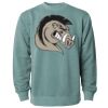 Unisex Midweight Pigment-Dyed Crewneck Sweatshirt Thumbnail