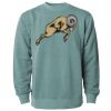 Unisex Midweight Pigment-Dyed Crewneck Sweatshirt Thumbnail