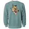 Unisex Midweight Pigment-Dyed Crewneck Sweatshirt Thumbnail