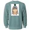 Unisex Midweight Pigment-Dyed Crewneck Sweatshirt Thumbnail