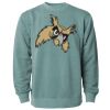 Unisex Midweight Pigment-Dyed Crewneck Sweatshirt Thumbnail