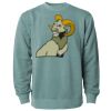 Unisex Midweight Pigment-Dyed Crewneck Sweatshirt Thumbnail