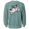 Unisex Midweight Pigment-Dyed Crewneck Sweatshirt Thumbnail