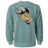 Unisex Midweight Pigment-Dyed Crewneck Sweatshirt Thumbnail