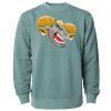 Unisex Midweight Pigment-Dyed Crewneck Sweatshirt Thumbnail