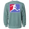 Unisex Midweight Pigment-Dyed Crewneck Sweatshirt Thumbnail