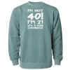 Unisex Midweight Pigment-Dyed Crewneck Sweatshirt Thumbnail