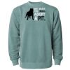 Unisex Midweight Pigment-Dyed Crewneck Sweatshirt Thumbnail