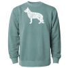 Unisex Midweight Pigment-Dyed Crewneck Sweatshirt Thumbnail